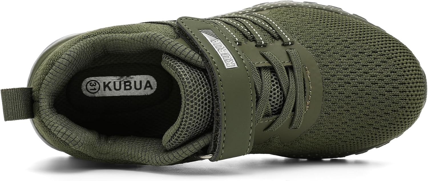 KUBUA Kids Sneakers for Boys Girls Running Tennis Shoes Lightweight Breathable Sport Athletic - Image 3