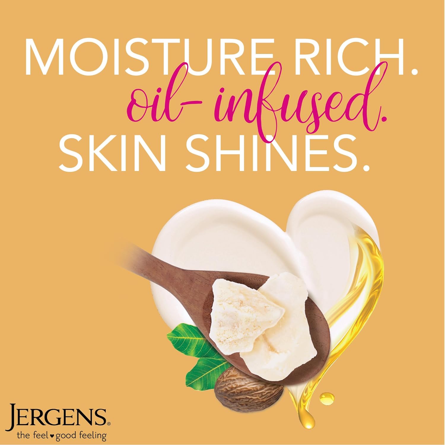 Jergens Shea Butter Hand and Body Lotion, Deep Conditioning Moisturizer, 3X More Radiant Skin, with Pure Shea Butter, Dermatologist Tested, 26.5 Oz - Image 4