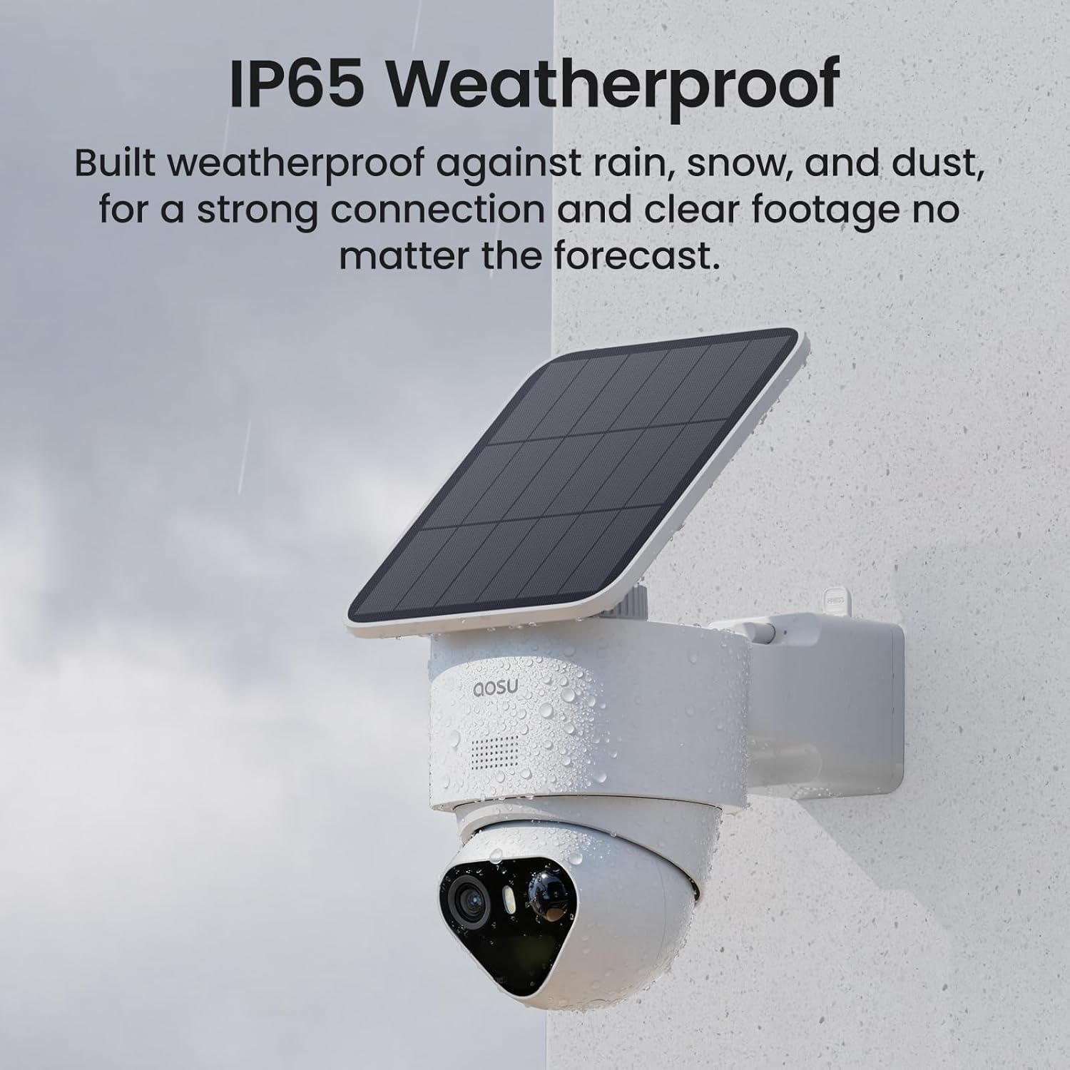 aosu T2 Ultra 4K Security Cameras Wireless Outdoor, TrueColor Night Vision, AI Triple Detection, 360° Auto Tracking, Solar Powered WiFi Camera for Home Security, 1Pack - Image 9