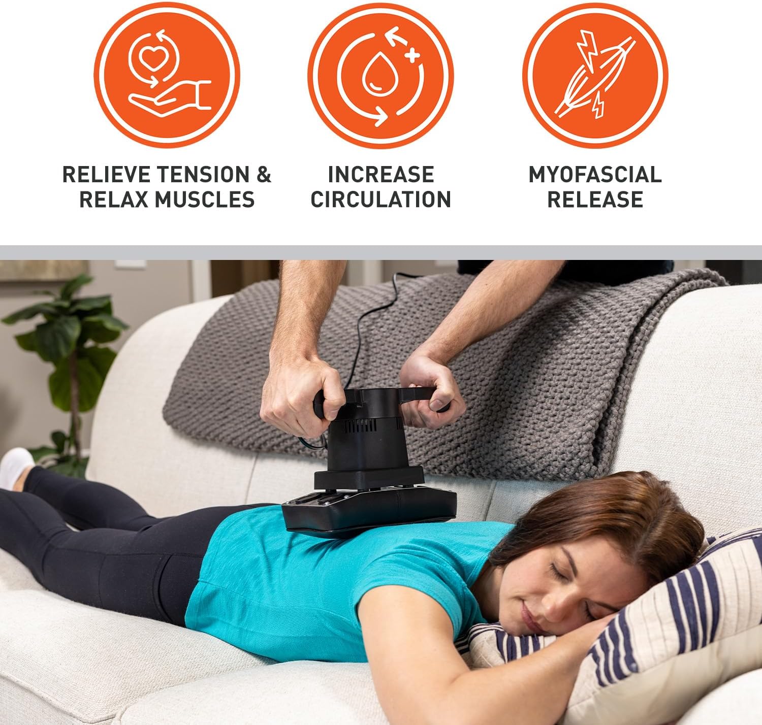 Body Sport Therapeutic Variable Speed Professional Vibrating Massager for Pain & Aching Muscle Relief – High-Powered, Effective, Chiropractic Myofascial Release Tool & Trigger Point Therapy - Image 4