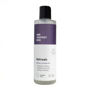 Her Fantasy Box | Refresh pH Balancing Shower Gel – Natural Feminine Hygiene Solution for Gentle Cleansing, Odor Control, and Skin Nourishment – pH-Balanced Formula for All Skin Types (8 oz)