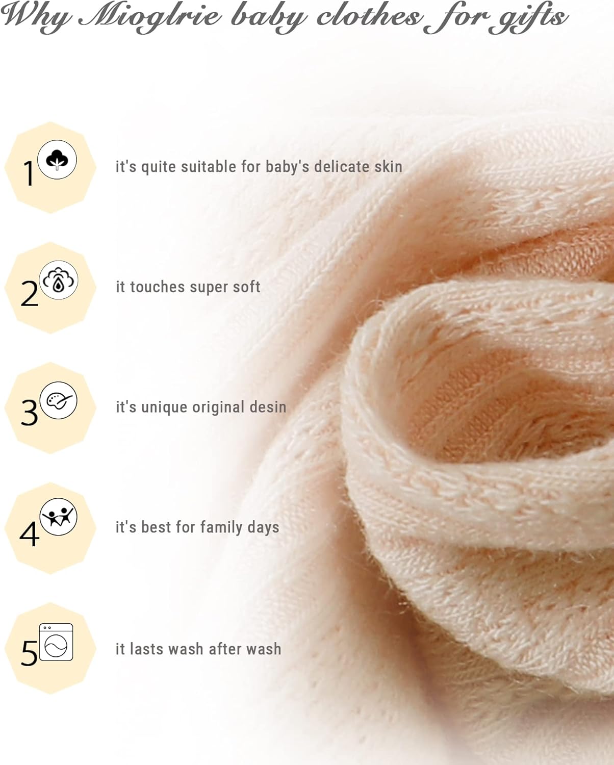 Mioglrie Newborn Baby Girl Clothes One Piece Jumpsuits Clothes Short Sleeve Rompers Summer Clothes for Baby - Image 5