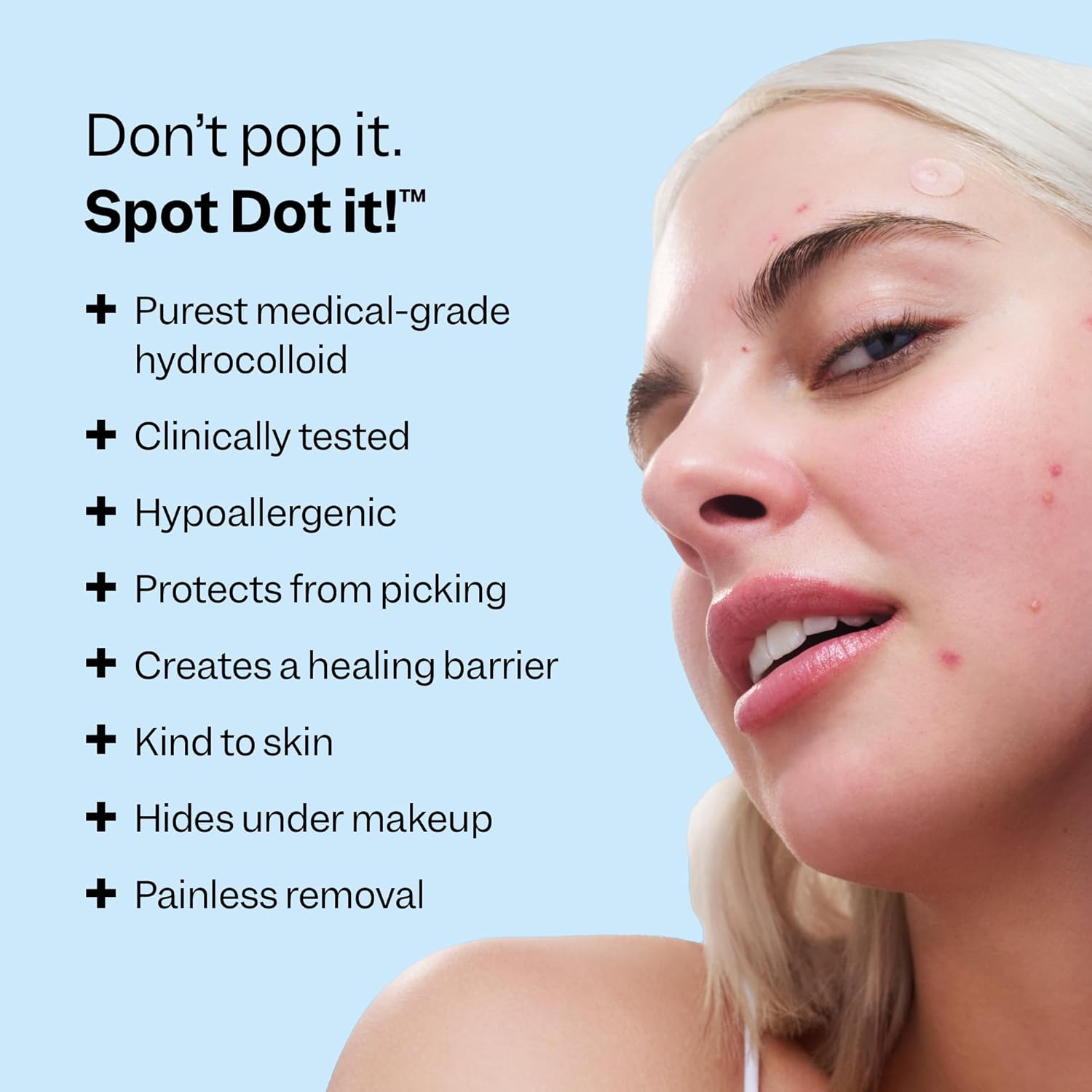 Peach Slices - Acne Spot Dots (30 ct) - Hydrocolloid Pimple Patches for Face - Absorb Gunk, Protect Picking & Support Healing - 3 Sizes (7, 10, & 12mm) - Vegan, Cruelty Free, Korean Skin Care & Beauty - Image 2