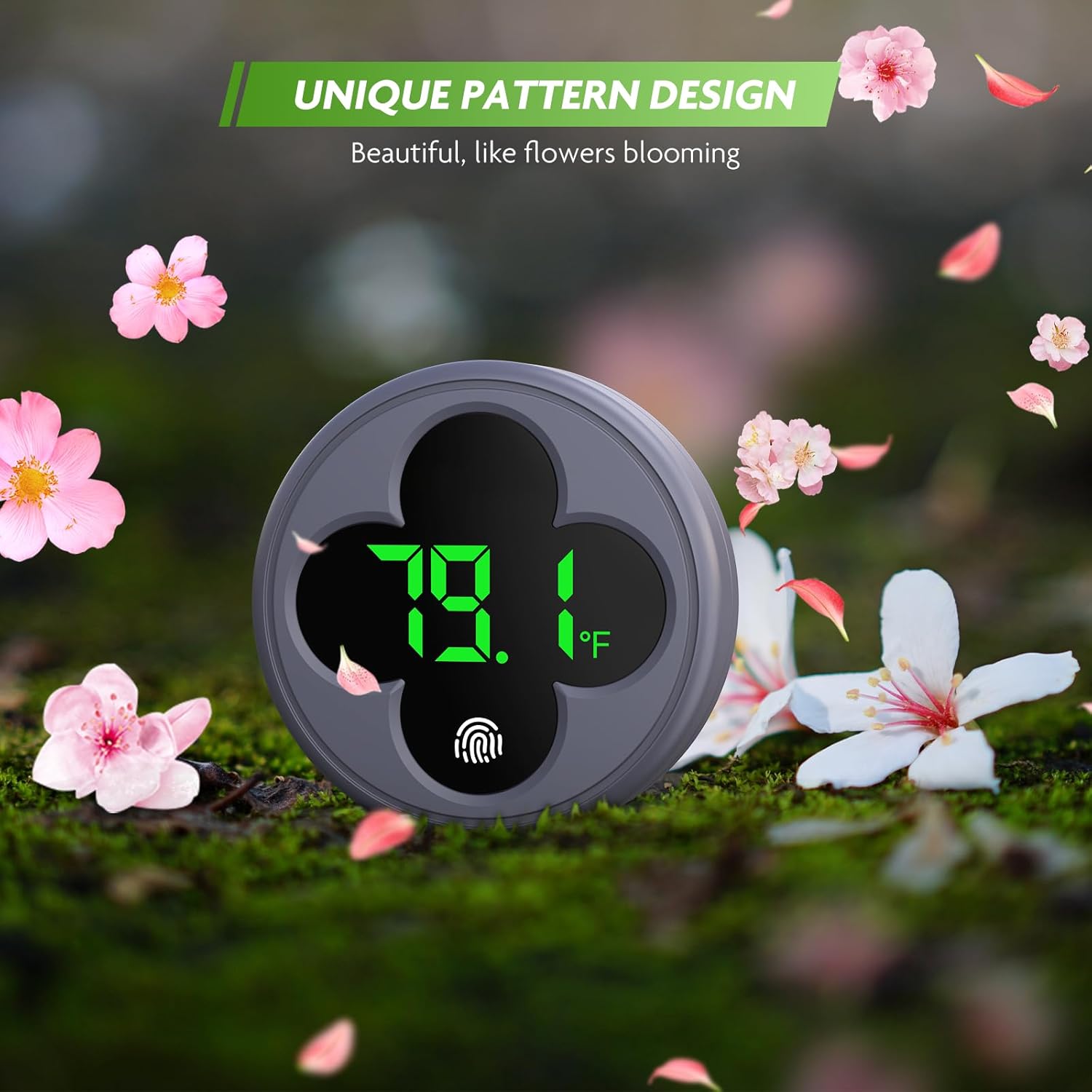 PAIZOO Aquarium Thermometer Digital, LED Fish Tank Thermometer Wireless Accurate Temperature Gauge to ±0.9℉, Aquarium Accessories for Fish Tank, Betta, Axolotl Tank or Aquatic, Replaceable Battery - Image 3