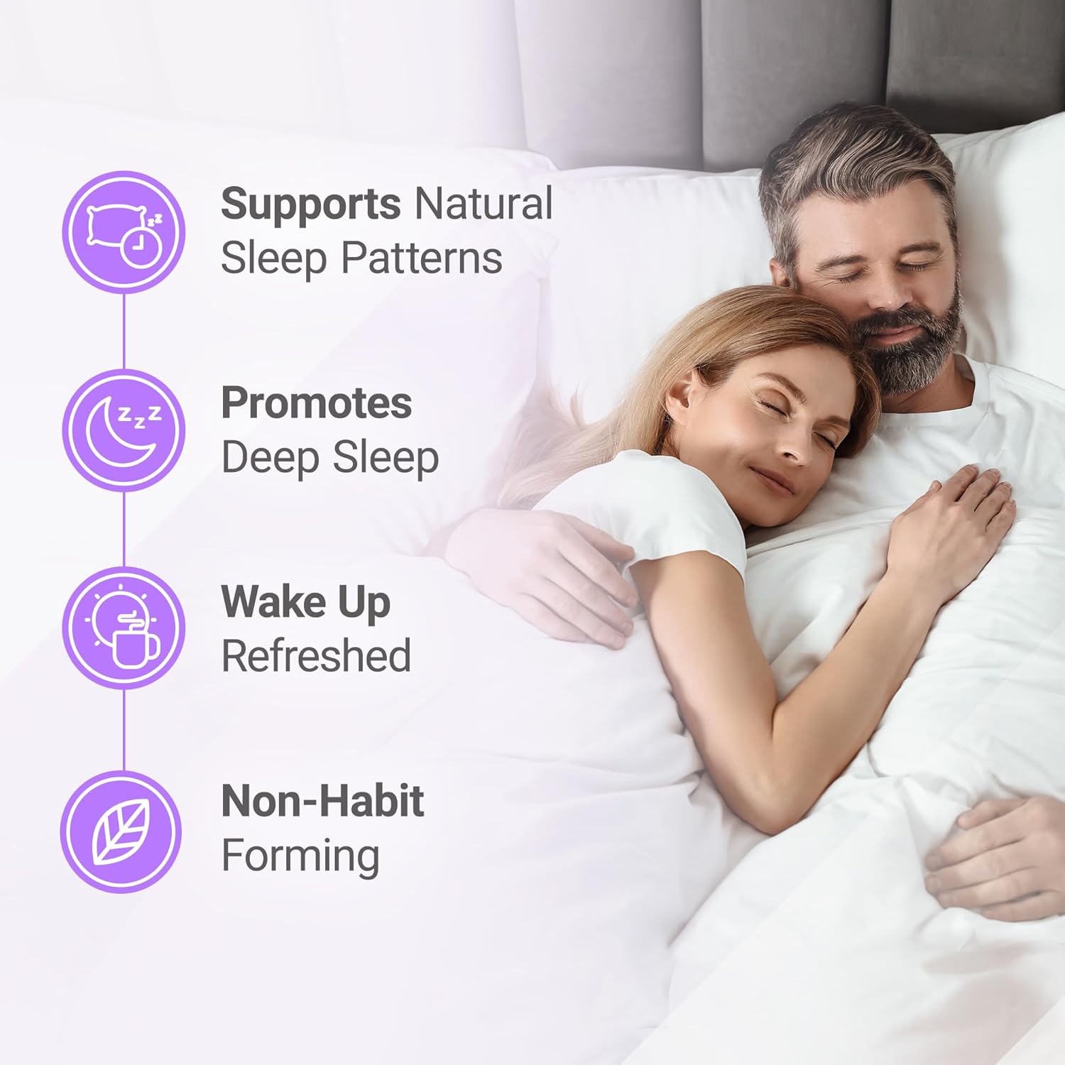 Nested Naturals Luna Sleep Aid - Non-Habit Forming Natural Sleeping Pills for Adults with Naturally Sourced Ingredients - Valerian Root, Melatonin, Chamomile, Lemon Balm, & More - 60 Vegan Capsules - Image 3