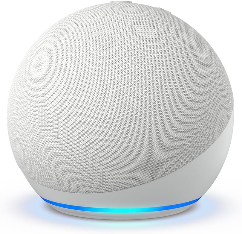 Amazon Echo Dot (newest model) - Vibrant sounding speaker, Designed for Alexa+, Great for bedrooms, dining rooms and offices, Glacier White - Image 2
