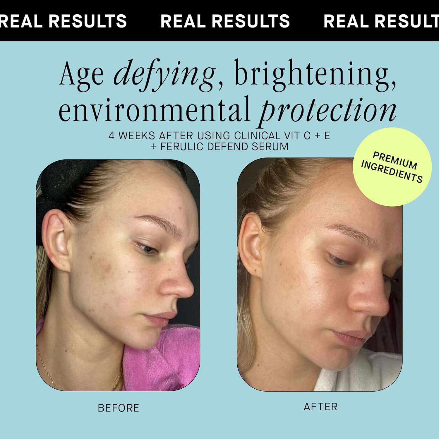Brandefy Vitamin C Face Serum 15% L. Ascorbic Acid, Ferulic Acid .5% + Vitamin E for Self Care and Beauty, Face Dark Spot Corrector and Anti Aging 1oz, Made In The USA - Image 6