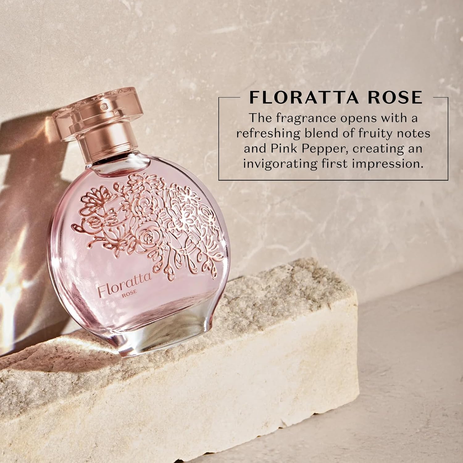 O Boticário Floratta Rose Eau de Toilette, Long-Lasting Floral Rose Fragrance Perfume for Women, 2.5 Ounce - Image 5