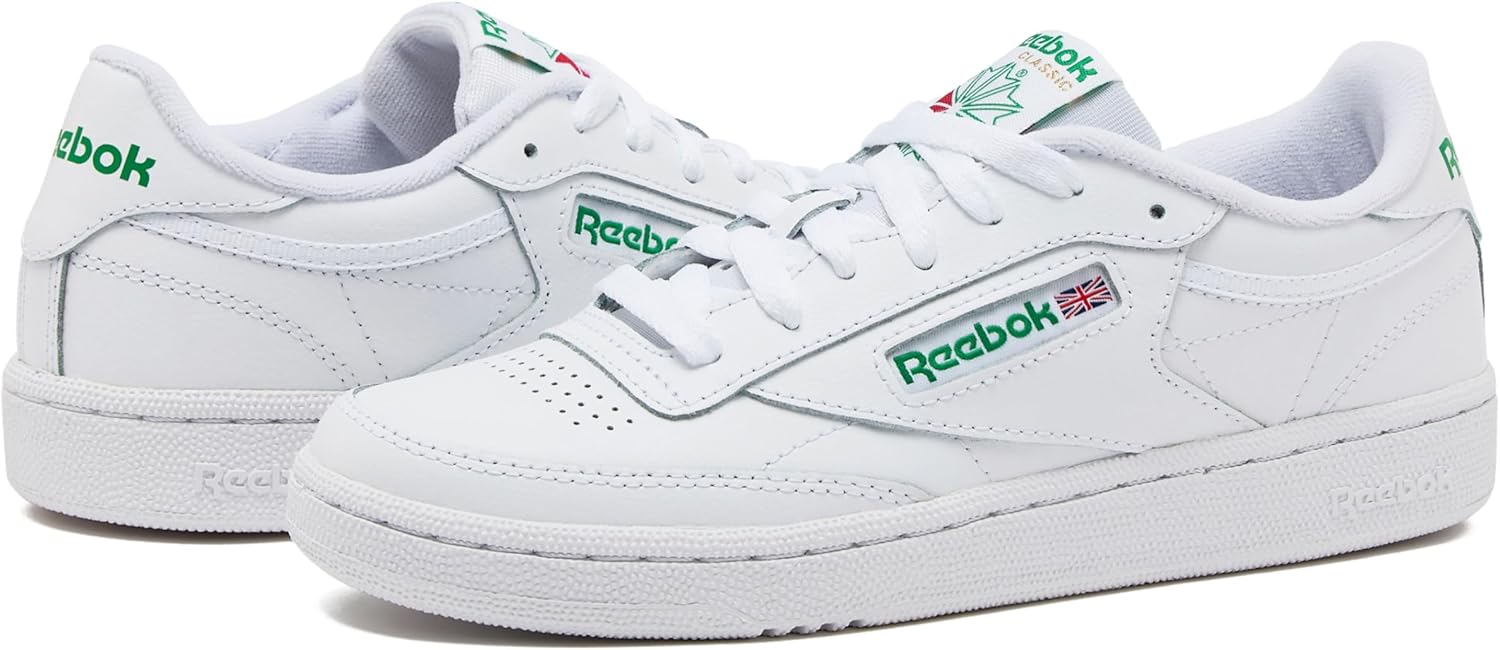 Reebok Club C 85 Mens Tennis Shoes, Casual Fashion White Sneakers for Men - Image 7