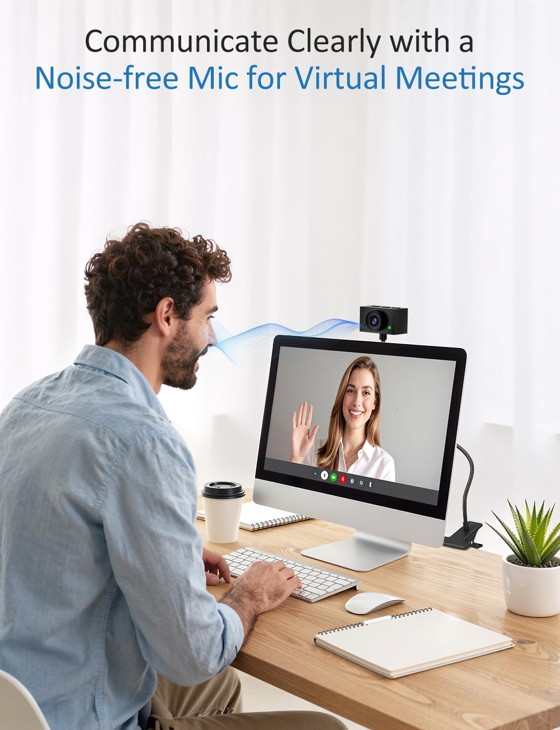 Webcam for PC, 1080P Streaming Camera, Web Camera for Desktop Computer/Laptop Webcam with Microphone, Plug and Play USB Web cam, Manual Focus, for Live Streaming, Video Calls, Meetings (black) - Image 3