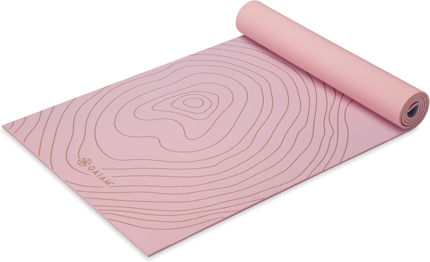 Gaiam Yoga Mat - Premium 6mm Print Extra Thick Non Slip Exercise & Fitness Mat for All Types of Yoga, Pilates & Floor Workouts (68"L x 24"W x 6mm Thick) - Image 3