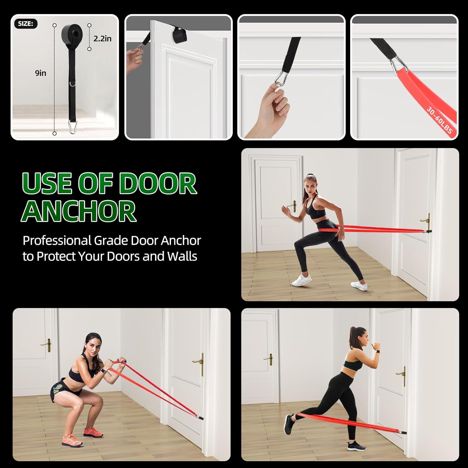 Resistance Bands for Working Out, Pull Up Assist Bands Set, Workout for Women and Men, Exercise Bands,Training, Plasticity, Physical Therapy at Home/Gym - Image 4
