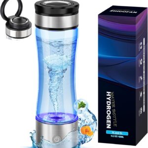 2026 Upgrade Hydrogen Water Bottle,14OZ Portable Hydro Water Machine, Rechargeable Hydrogen Water Bottle Generator for Travel, Home, Office, Fitness & Everyday Hydration – Gift for Family & Friends