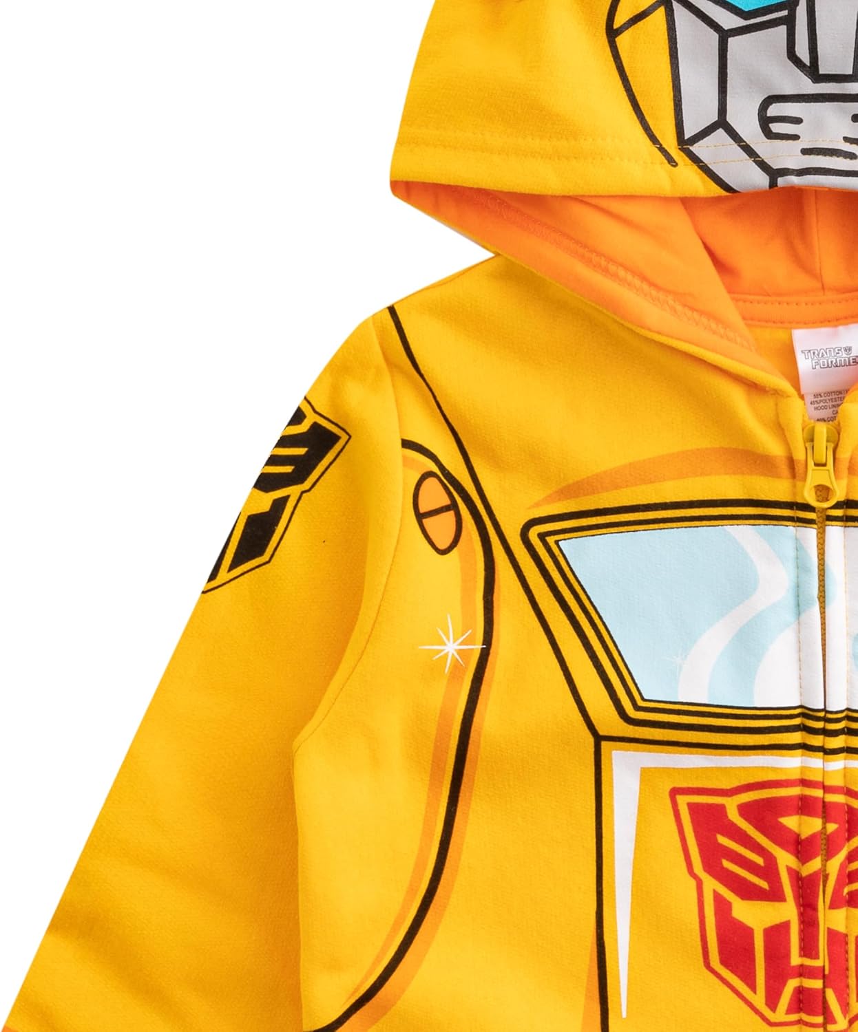 Hasbro Transformers One Optimus Prime and Bumblebee Boys Zip Up Hoodie for Big Kids - Image 2