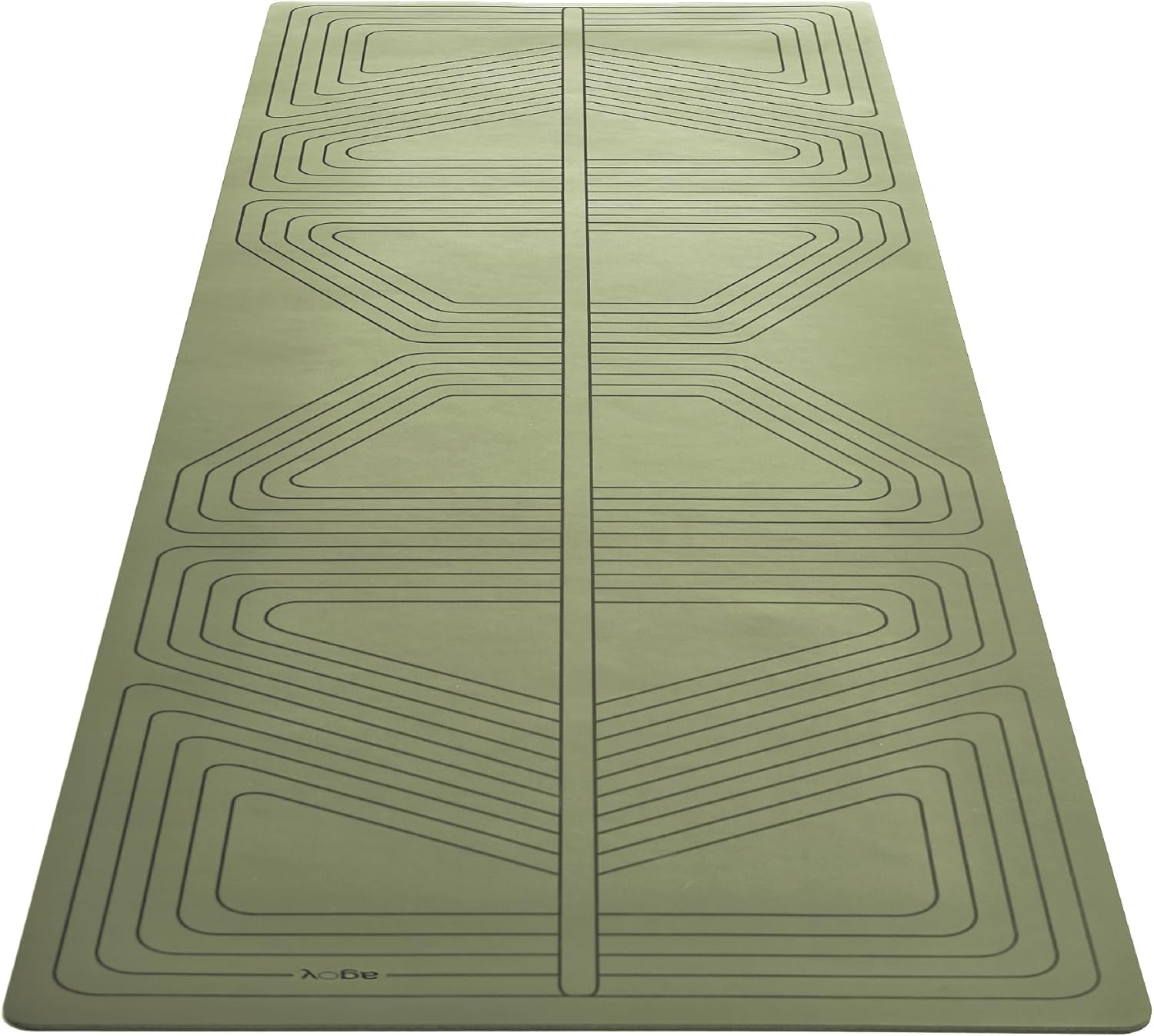 agoy PRO+ WARRIOR - Premium Non-Slip Yoga Mat – Eco-Conscious Design - PU Mat With Wet/Dry Grip+ - Focus Alignment - Lazer-Etched Technology - A Portable Standard Size Mat for All Styles of Yoga - Image 2