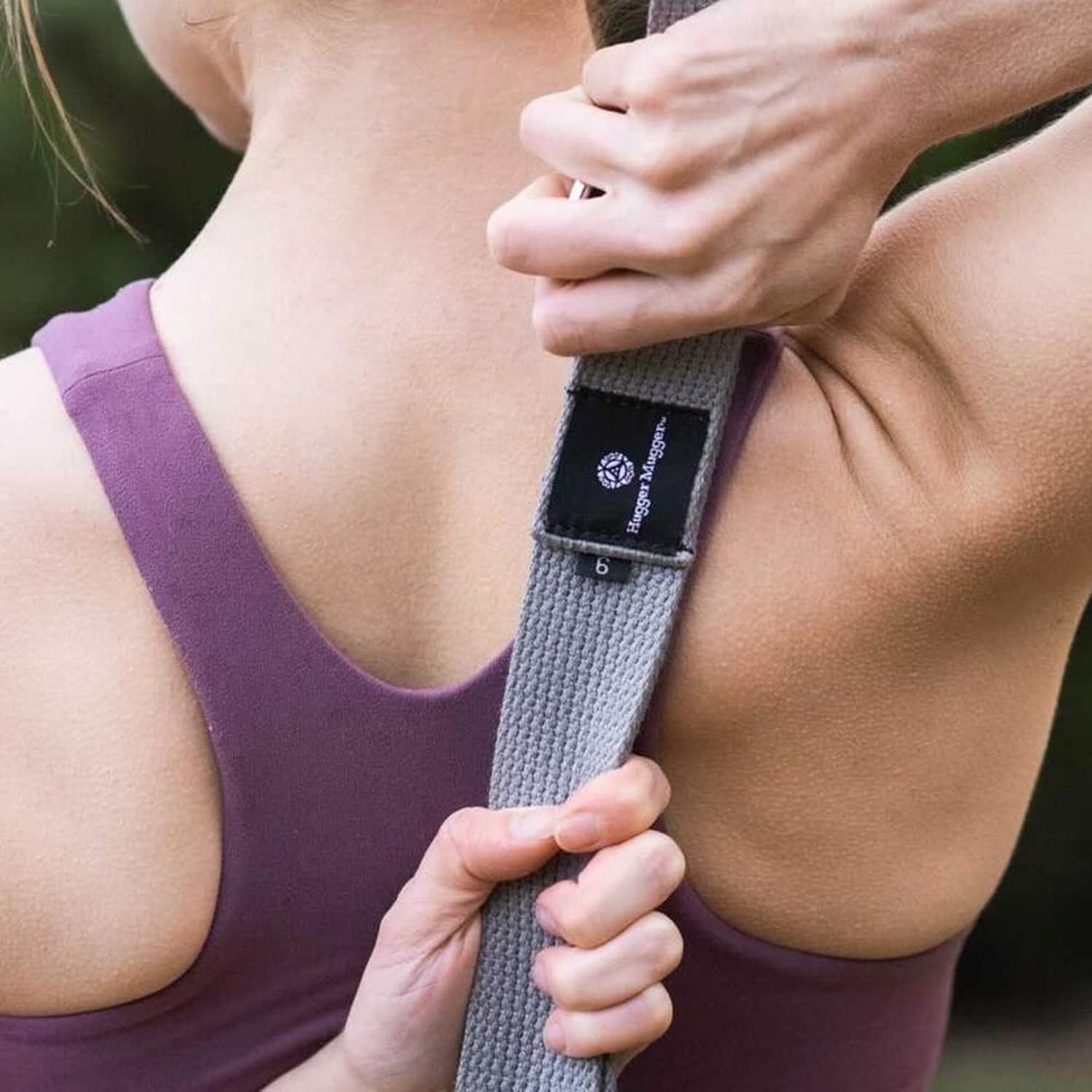 Hugger Mugger D-Ring Cotton Yoga Strap - Super Strong Cotton, Metal D-Ring Buckle, Multiple Lengths Available - Image 6