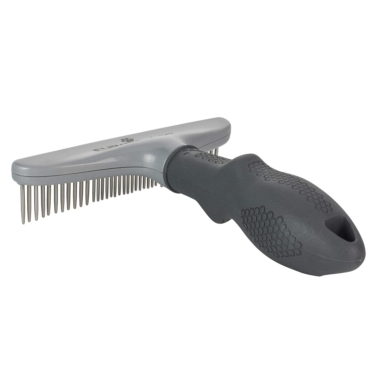 FURminator Dog/Cat Grooming Rake, Grooming Tool, Removes Loose Hair and Tangles, Gray - Image 6