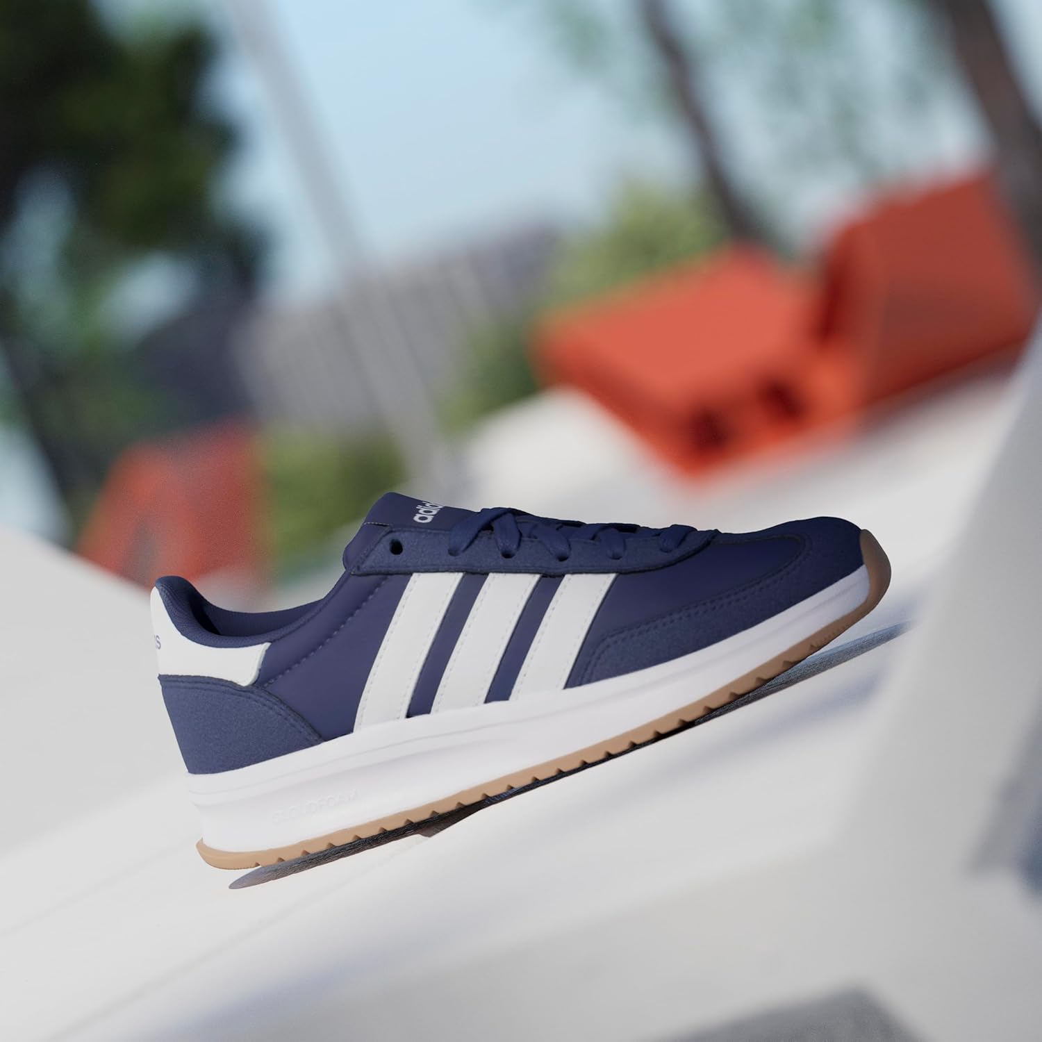 adidas Kids Girls Run 70S 2.0 Lace Up Sneakers Shoes Casual - White - Image 5