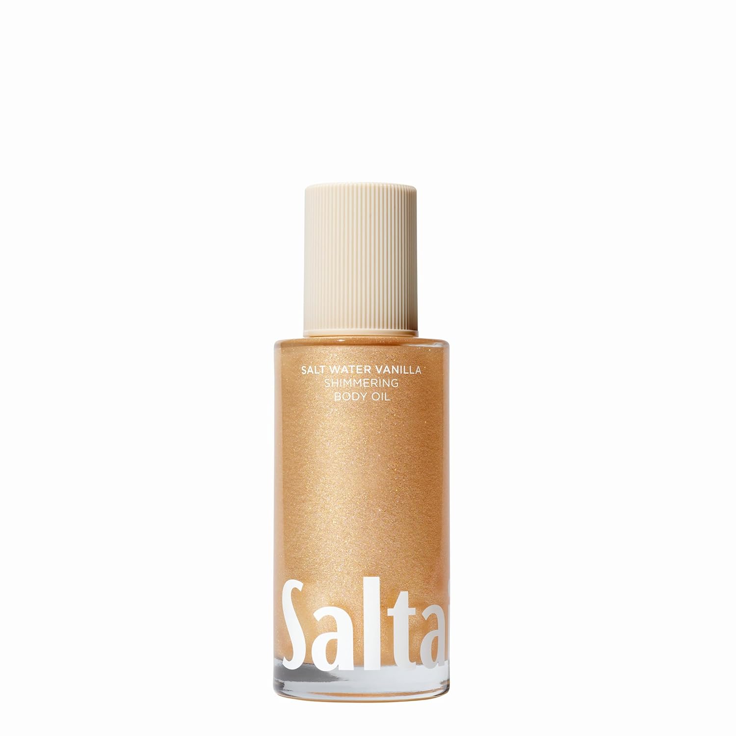 Saltair Shimmering Body Oil – Scented Dry Oil Moisturizer with Light-Reflecting Pearl Pigments – Moisturizing Glow for All Skin Types – Salt Water Vanilla, 4oz - Image 8