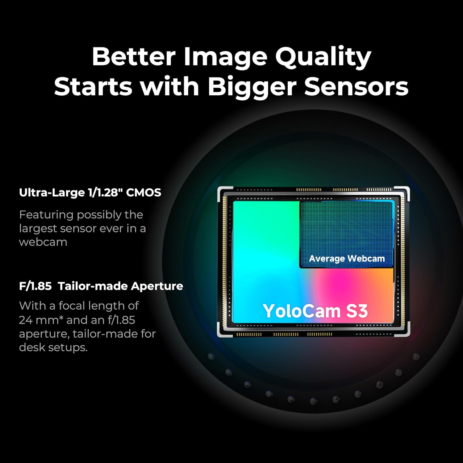 YOLOLIV YoloCam S3, 4K Streaming Webcam, DSLR-Like Control, Cinematic Effects, 4X Zoom, HDR, Uncompressed Video, Optimized PD AutoFocus | USB-C for PC & Mac - Image 2