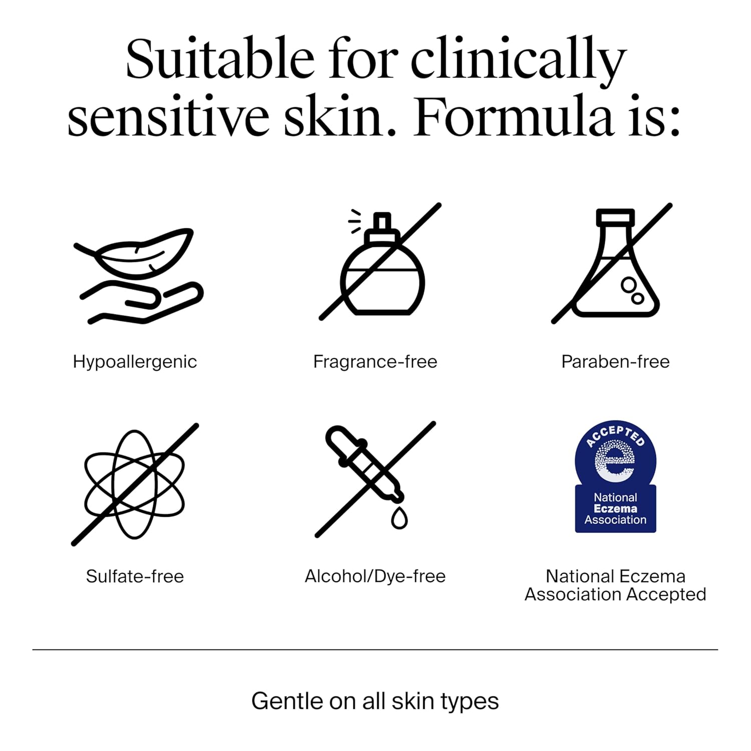 Neutrogena Ultra Gentle Foaming Facial Cleanser, Fragrance Free Hydrating Face Wash for Sensitive Skin, Daily Non Over Drying Makeup Remover, Hypoallergenic, Soap & Dye Free, Non-Comedogenic, 16 Fl Oz - Image 6