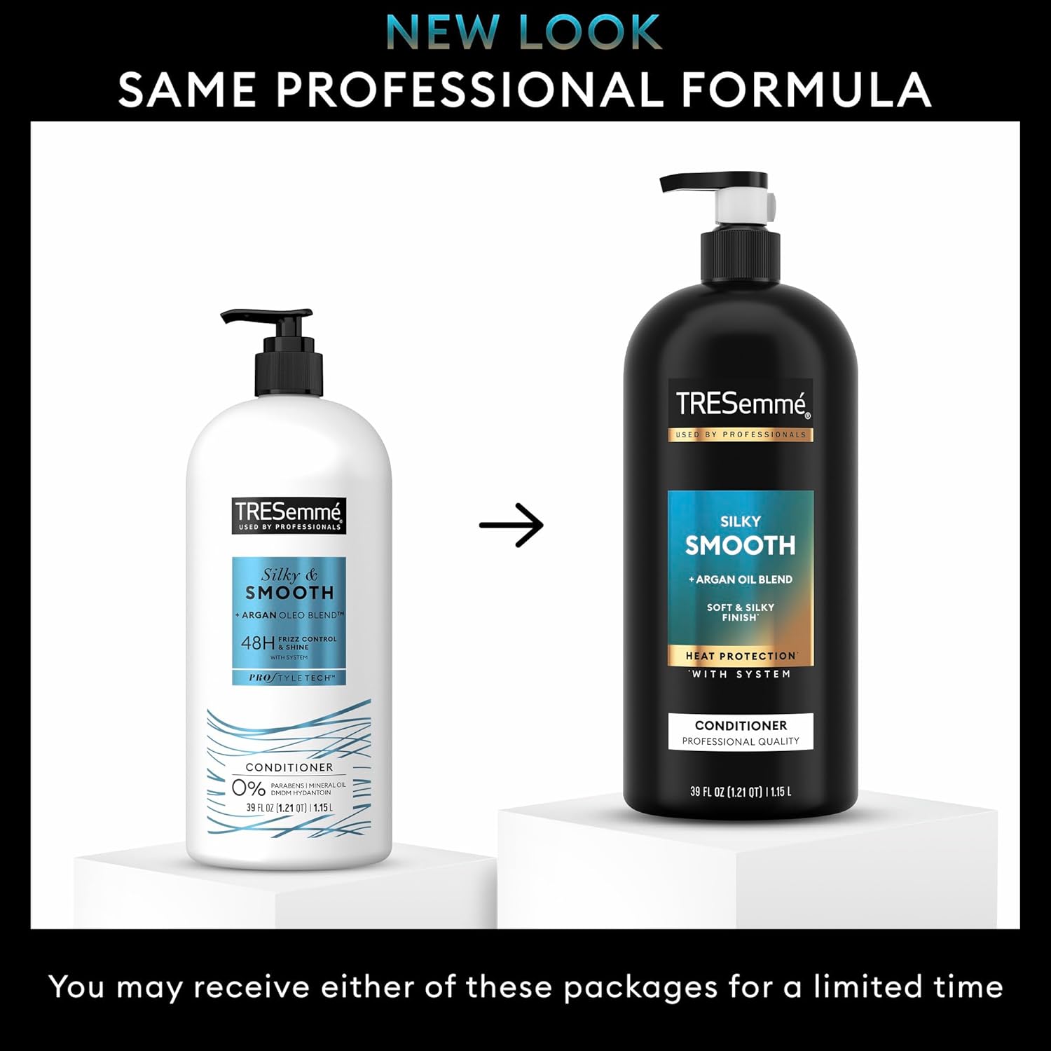 TRESemmé Smooth and Silky Conditioner with Pump, 39 oz - Image 2