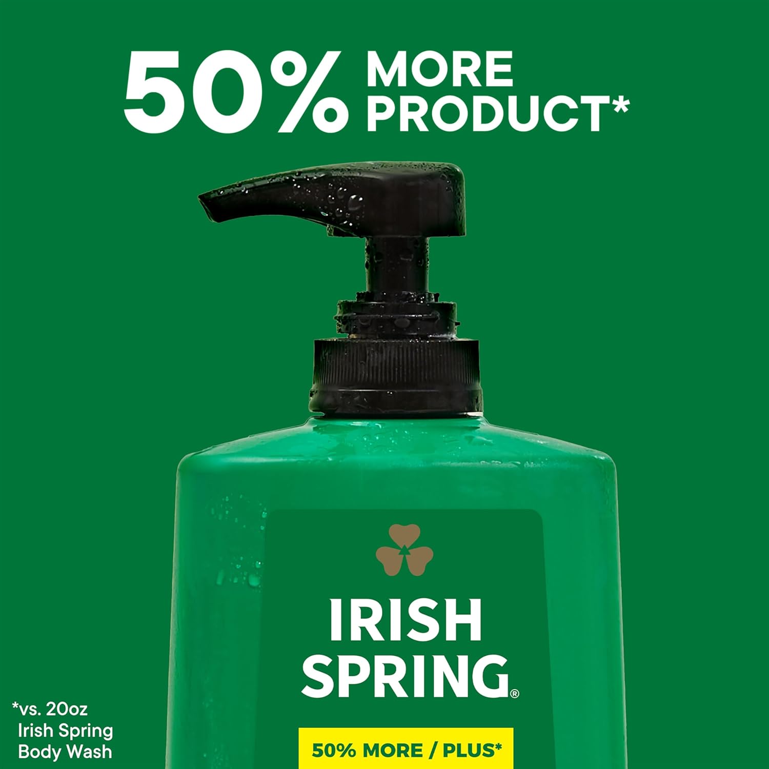 Irish Spring Mens Body Wash, Moisture Blast Body Wash for Men, Feel Fresh All Day, 30 Oz Pump Bottle - Image 7