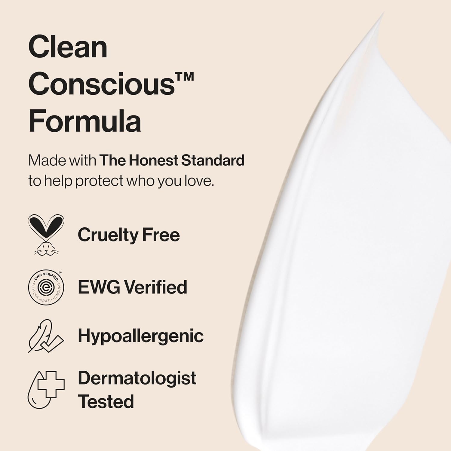 The Honest Company Hydrating Face and Body Lotion, Fast Absorbing, Naturally Derived, Hypoallergenic, Fragrance-Free, Sensitive, 8.5 fl oz - Image 5