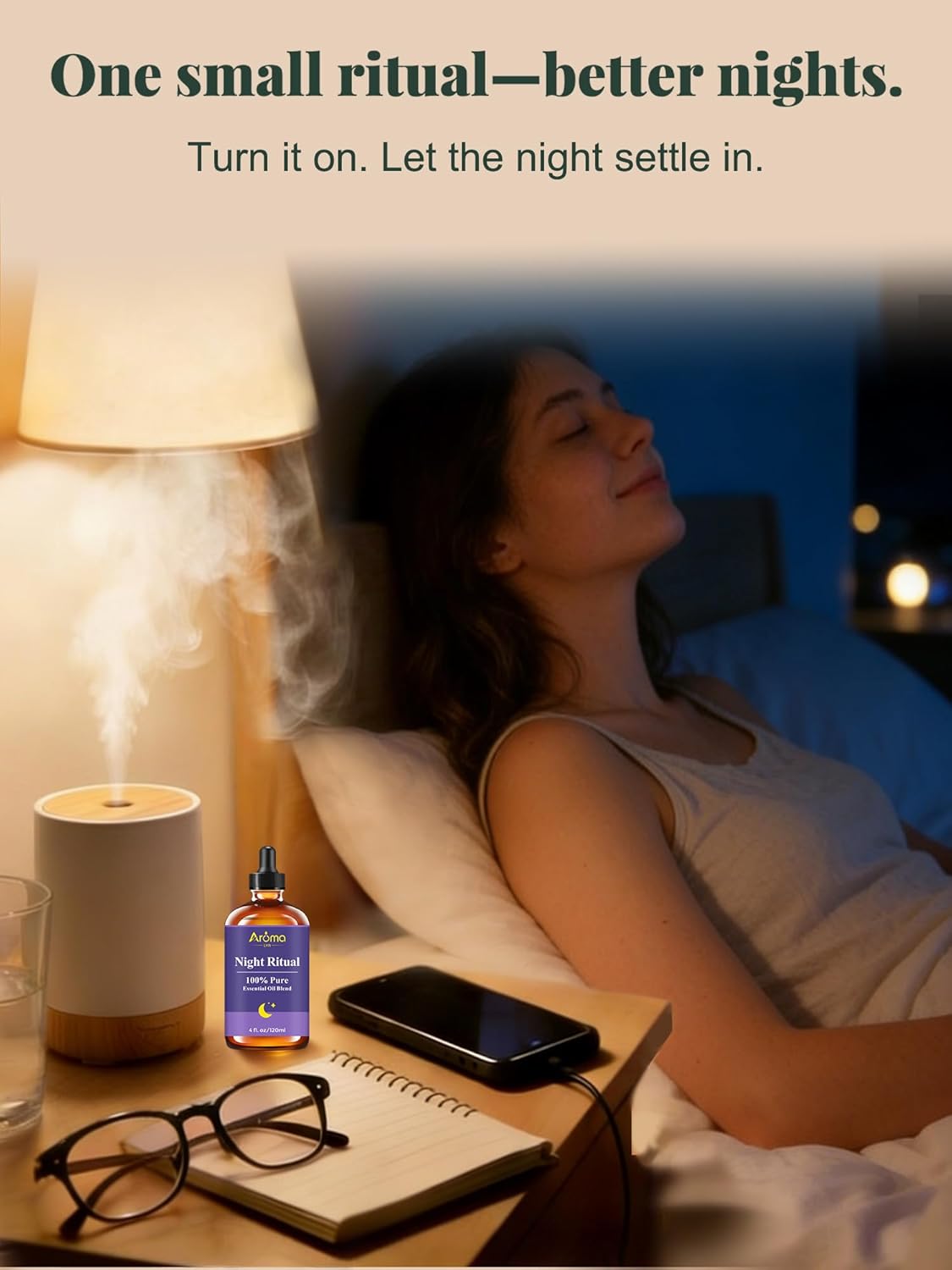 Night Ritual — A 100% Pure Essential Oil Blend Unwind-Ready Aroma for Your Nightly Routine, Essential Oils for Diffusers for Home - Image 7