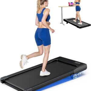 SupeRun Under Desk Treadmill, Walking Pad with Incline, 3 in 1 Portable Treadmills for Home with Remote Control LED Display, 2.5 HP Quiet Mini Treadmill for Office Home Use, 300 Lbs Capacity