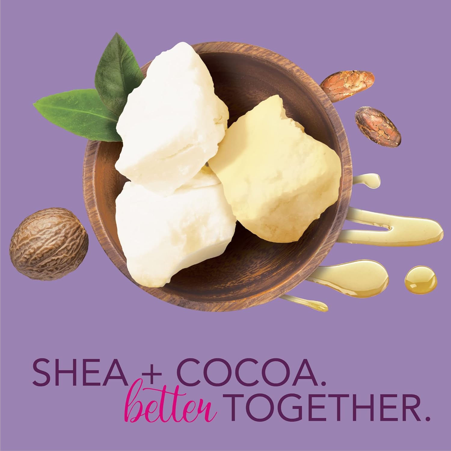 Jergens Shea and Cocoa Whipped Body Butter Lotion, Tone Enriching Hand And Body Lotion for Dry Skin, with Vitamins B3 & E, 8.5 Oz - Image 6