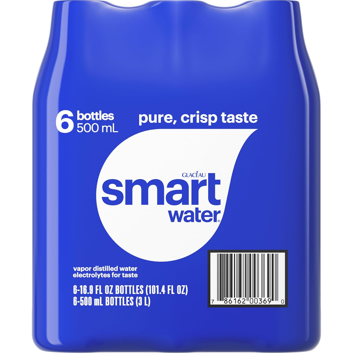 Smartwater vapor distilled premium water , 16.9 Fl Oz (pack of 6) - Image 8