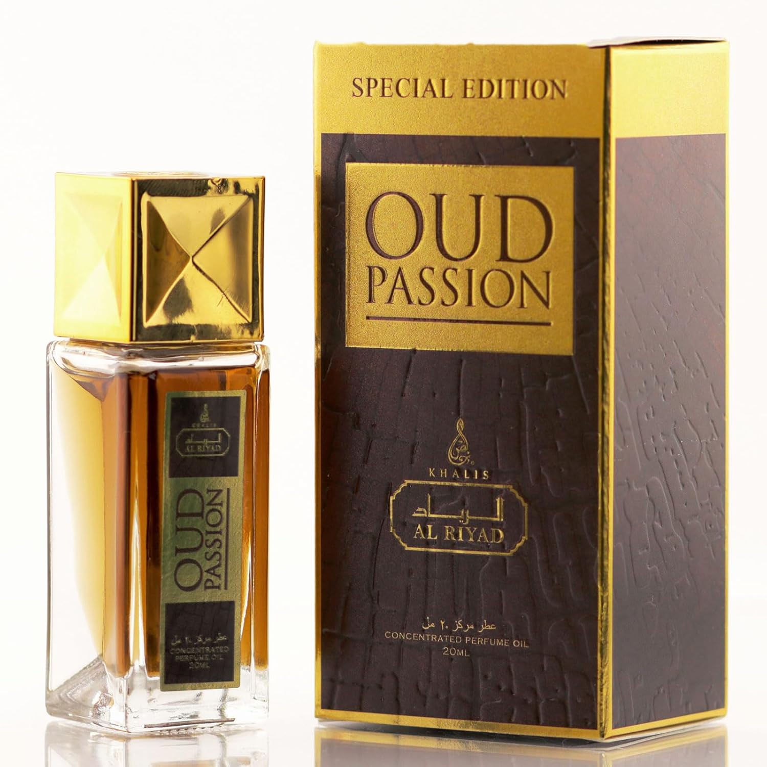 Maison d’Orient Oud Passion Gourmand Oriental Perfume Oil Roll‑On 20 mL — Rich Edible Vanilla & Oud Blend, Alcohol‑Free Unisex Attar, Vegan Long‑Lasting Travel Mini for Women & Men