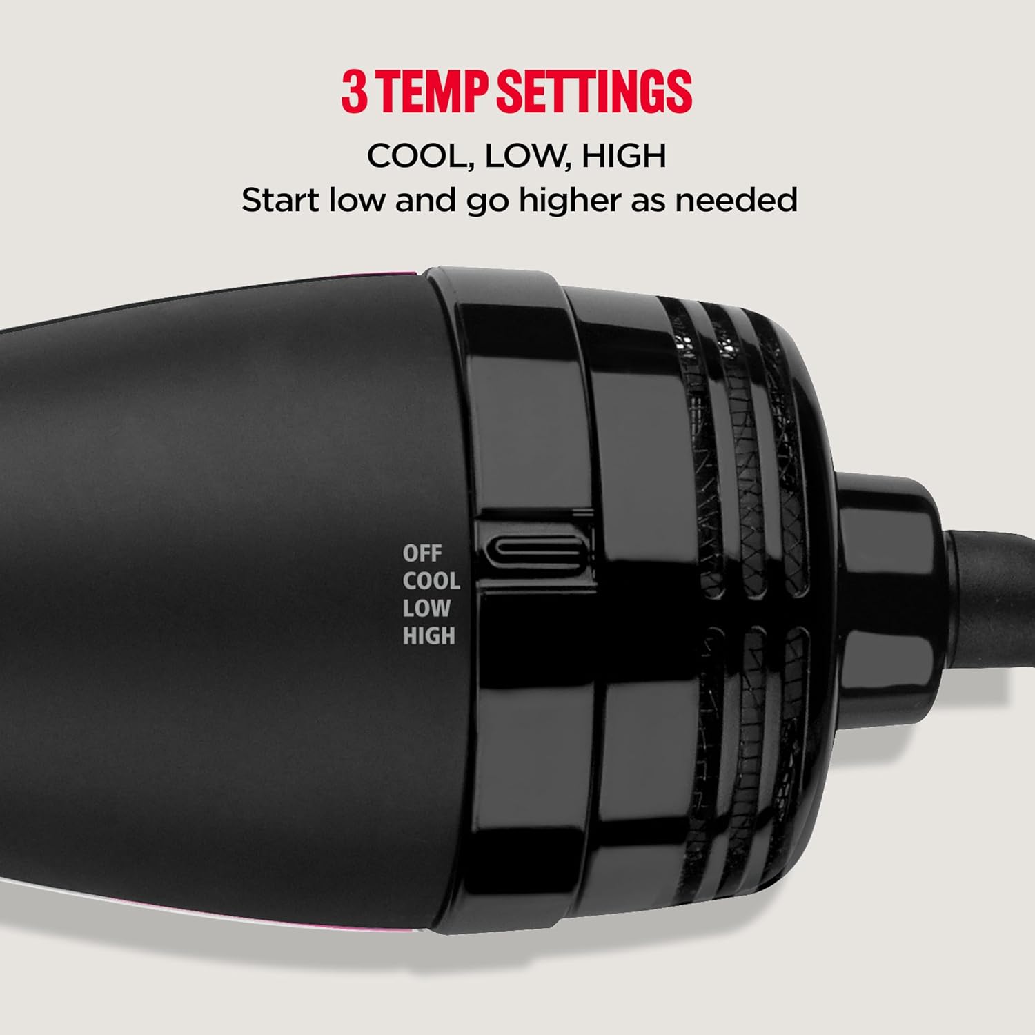 REVLON One-Step Volumizer Hair Dryer and Styler – Easy Salon-Style Blowouts – Less Frizz, More Shine, and Reduced Heat Damage, for All Hair Types and Lengths (Black) - Image 7