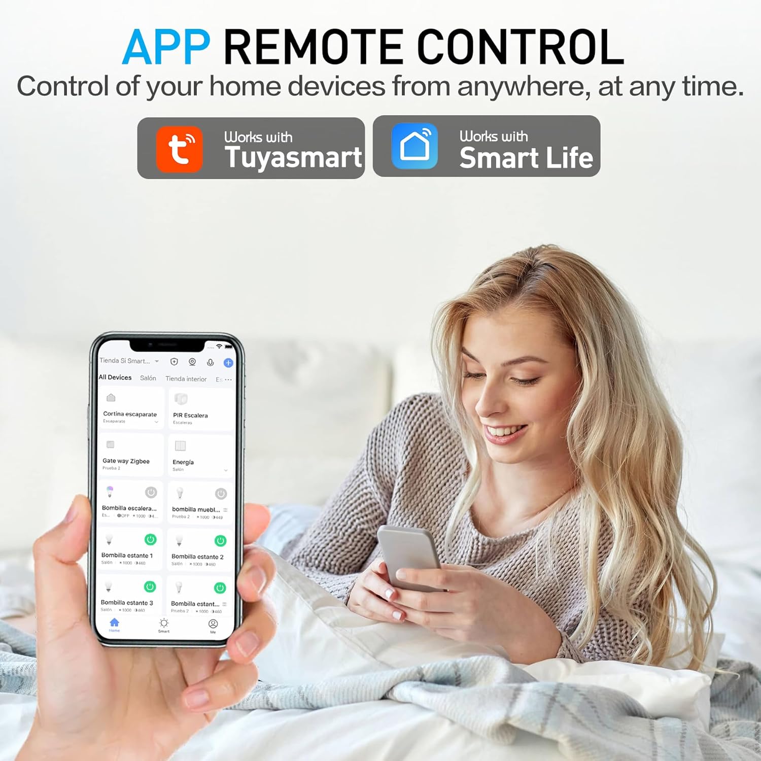 KimPump WiFi Smart Plugs, App Controlled Plug Compatible with Alexa and Google Home, Wireless Outlet Plug with Timer & Schedule, 2.4GHz Wi-Fi Only Smart Socket Outlet FCC Listed for Home - Image 2
