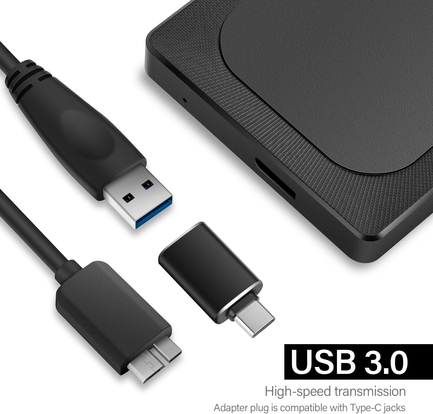 Aiolo Innovation 500GB External Hard Drive Ultra Slim Portable HDD-USB 3.0 for PC, Mac, Laptop, PS4, Xbox one,Xbox 360 HD-A4 - Image 4