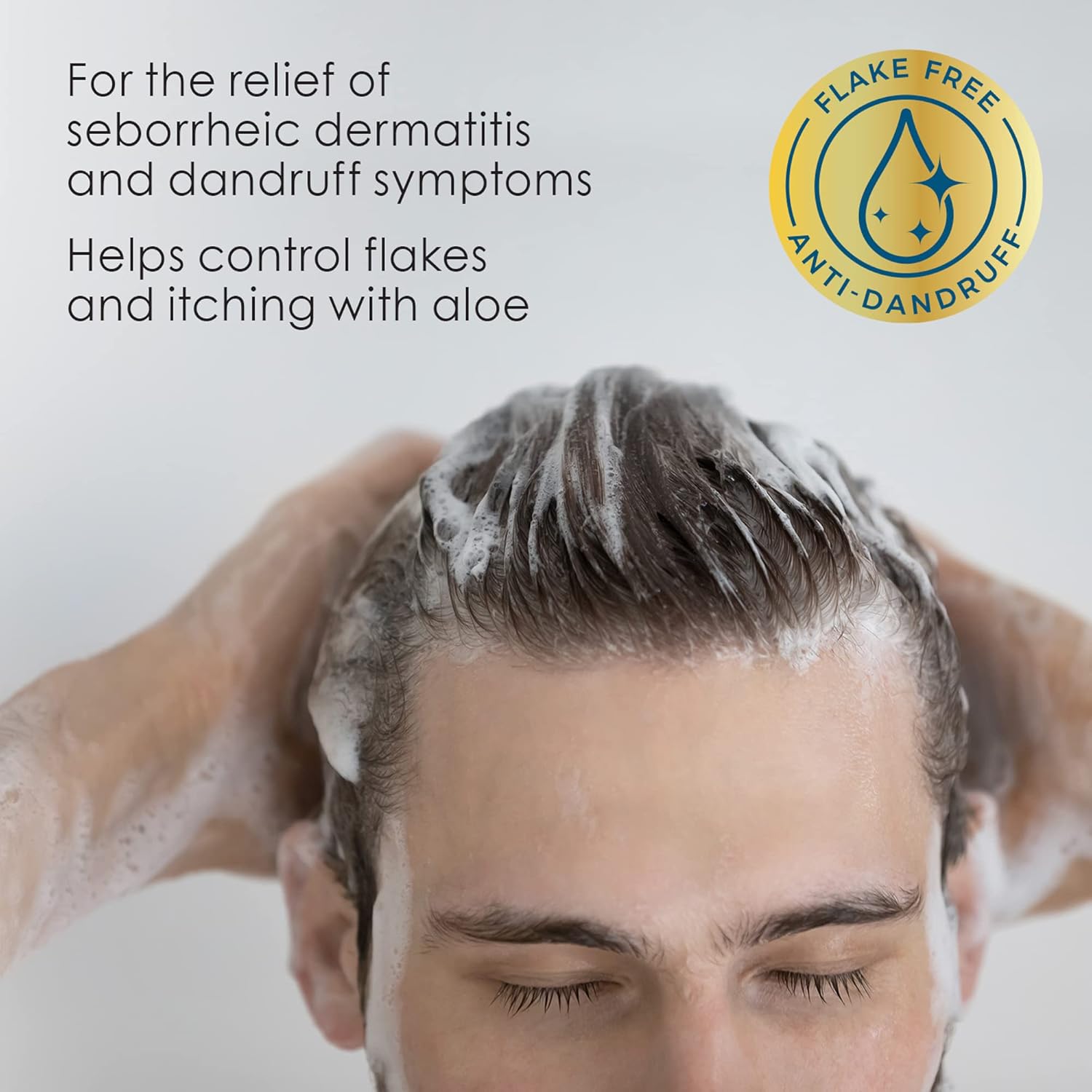 True+Real Moisturizing Dandruff Shampoo with Aloe and Selenium Sulfide 1%, 11fl oz - Image 8