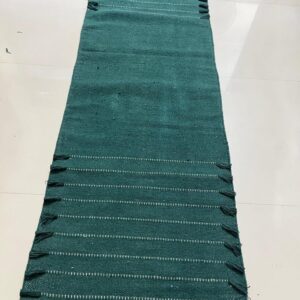 Payal Rugs Cotton Yoga Mat – Eco-Friendly Hand-Woven Rug – Non Slip & Thick (24”x72”x5mm) for Yoga Everyday Fitness at Home – Comfortable Extra-Long