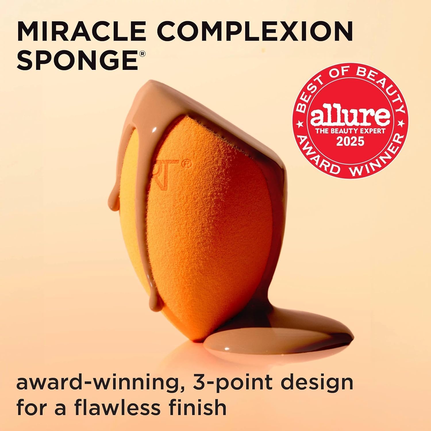 Real Techniques Miracle Blend + Cleanse 3 Piece Set, Makeup Sponge For Blending Foundation & Solid Soap For Deep Cleaning Sponges, Includes Travel Storage Tote, Cruelty-Free, & Latex-Free - Image 2
