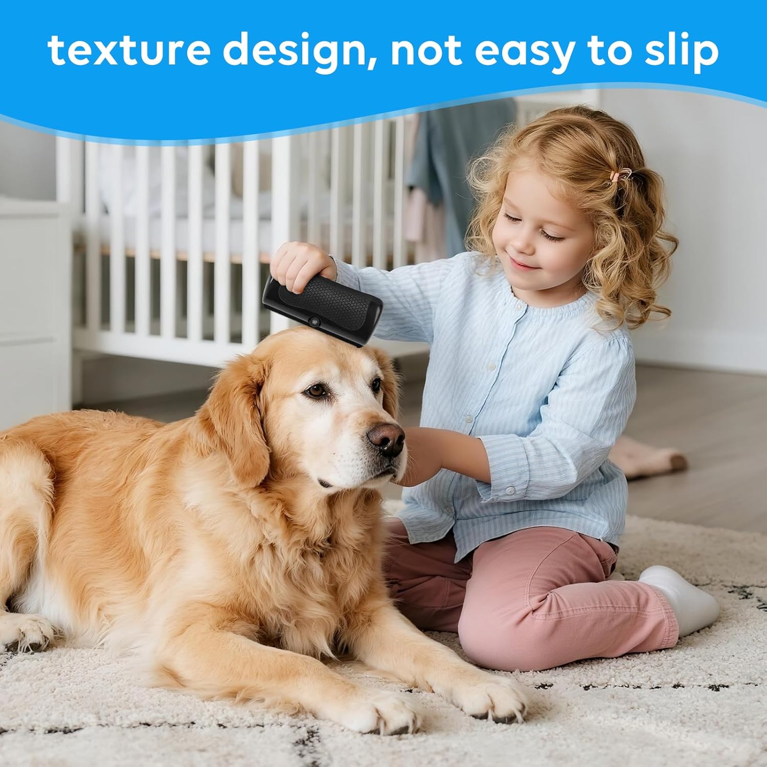 Deshedding Dog Brush, Deshedding Brush for Dogs, Cats, Rabbits, Horses, Ergonomic Pet Tool for Remove Short and Long Hair - Image 6