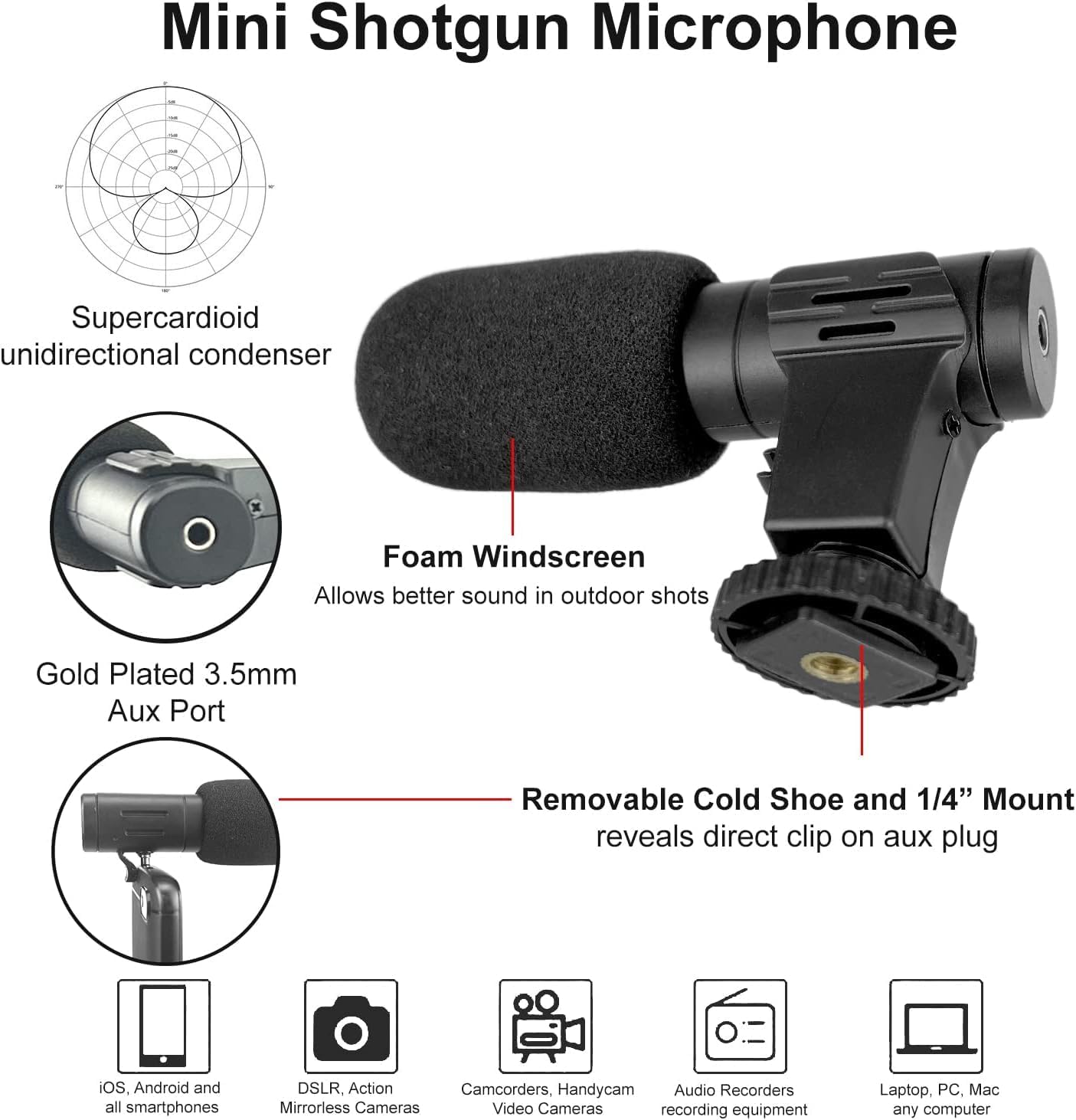 Phone Vlogging Kit with Microphone, LED Light & Tripod – Smartphone Video Recording Kit with Remote for YouTube, TikTok & Content Creators - Image 2
