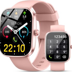 Smart Watch for Women Men (Answer/Make Call) 2026,1.91″ HD SmartWatch, Fitness Watch with 120+ Sport Modes, IP68 Waterproof, Pedometer, Heart Rate/Sleep Monitor, Activity Tracker for Android iOS