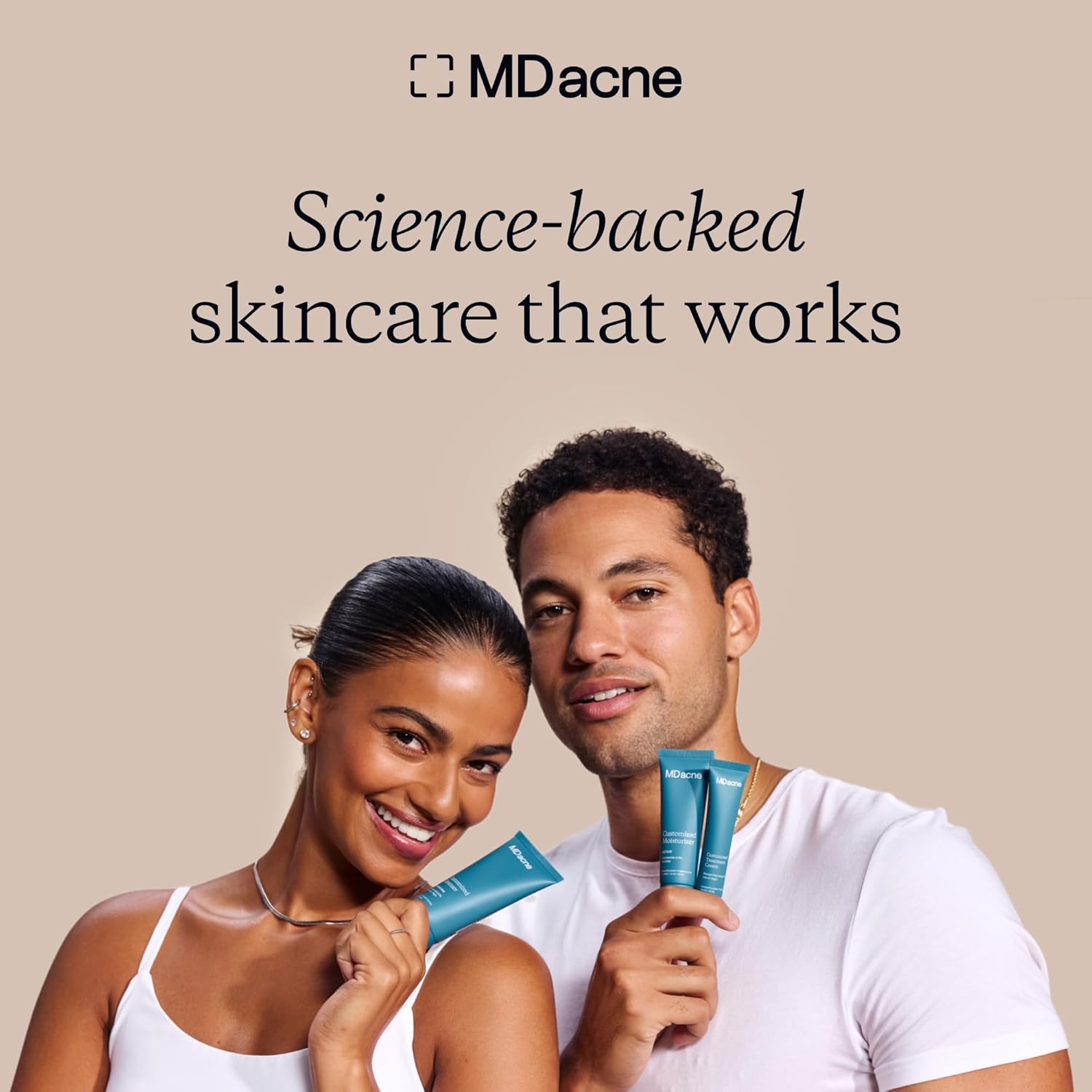 MDacne 3 Step Face Acne Treatment Kit, Benzoyl Peroxide Cream 2.5%, Salicylic Acid Cleanser, Niacinamide Moisturizer – Medicated Plant-Based Skincare for Adult & Teen Acne, 30 Day Kit - Image 11