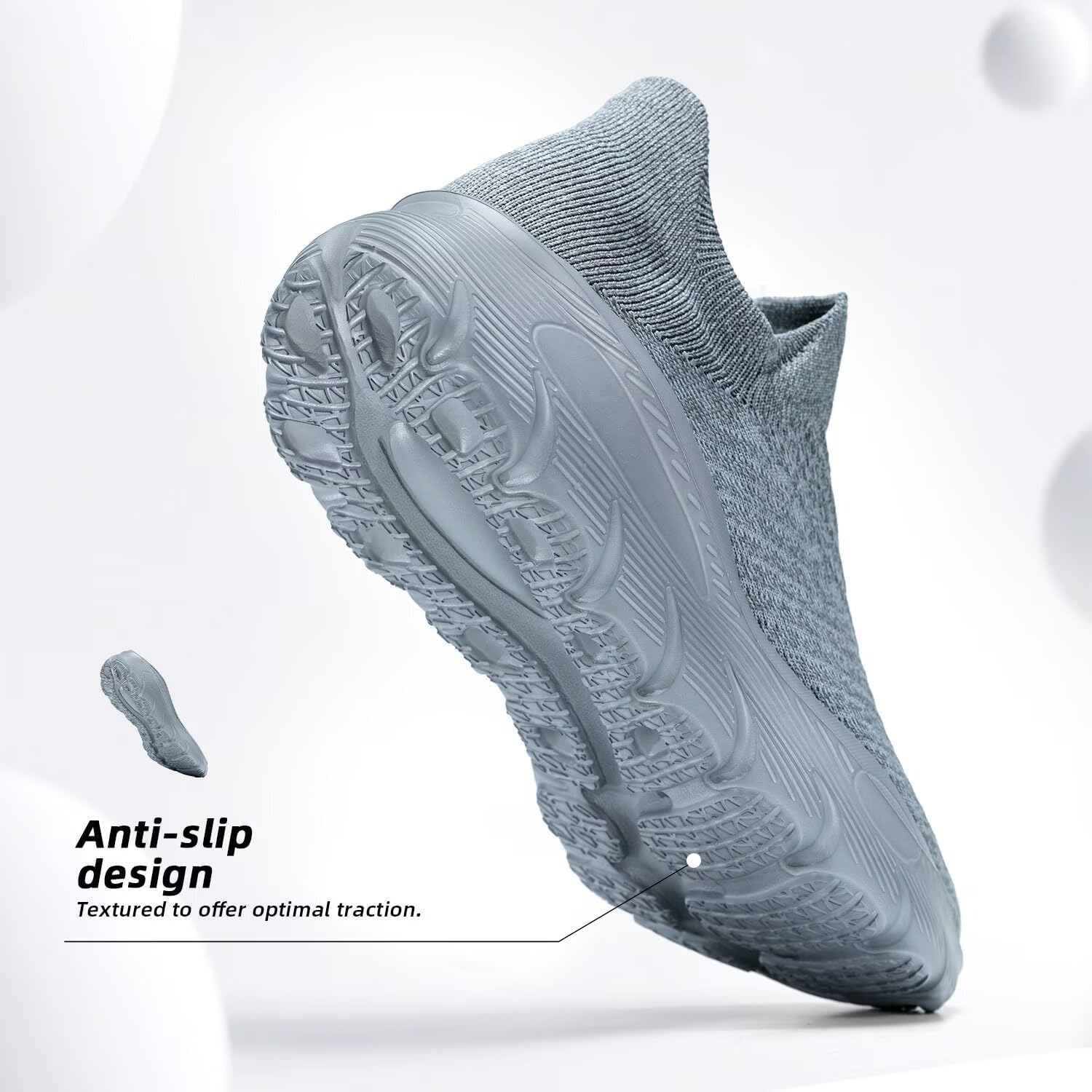 Men's Slip On Walking Shoes Running Comfortable Tennis Breathable Lightweight Non Slip Athletic Gym Workout Casual Fashion Sneaker - Image 4
