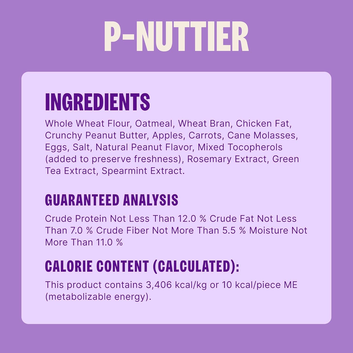 Wellness Old Mother Hubbard Classic P-Nuttier Dog Biscuits, Natural Training Treats, Peanut Butter Flavor, Mini Size, 5 oz Bag - Image 6