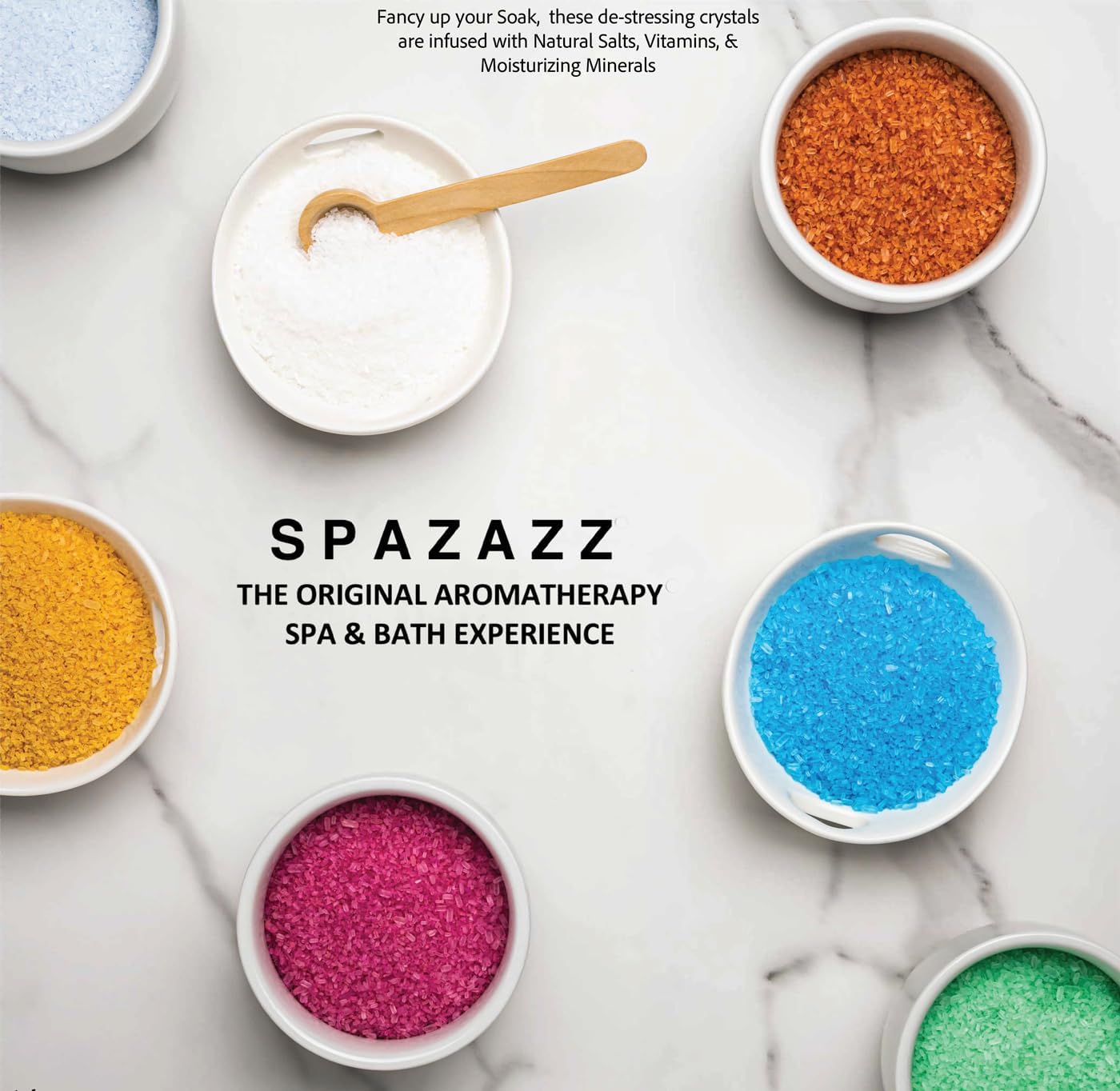 Spazazz Couples Romance Gift Set- Hot Tub Aromatherapy Spa Crystals with Minerals, 17-Ounce, Love Potion No.9 Seduction | Bath Salts Scents & Fragrances - Image 7