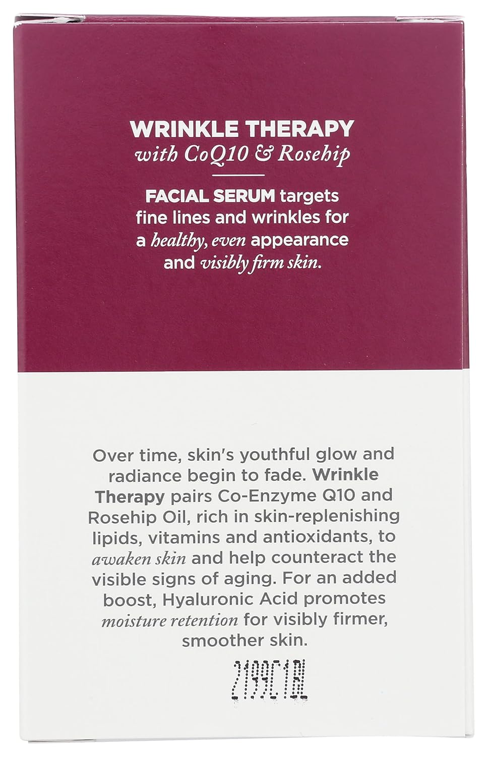 Avalon Organics Facial Serum, Wrinkle Therapy with CoQ10 & Rosehip, 0.55 Oz - Image 2