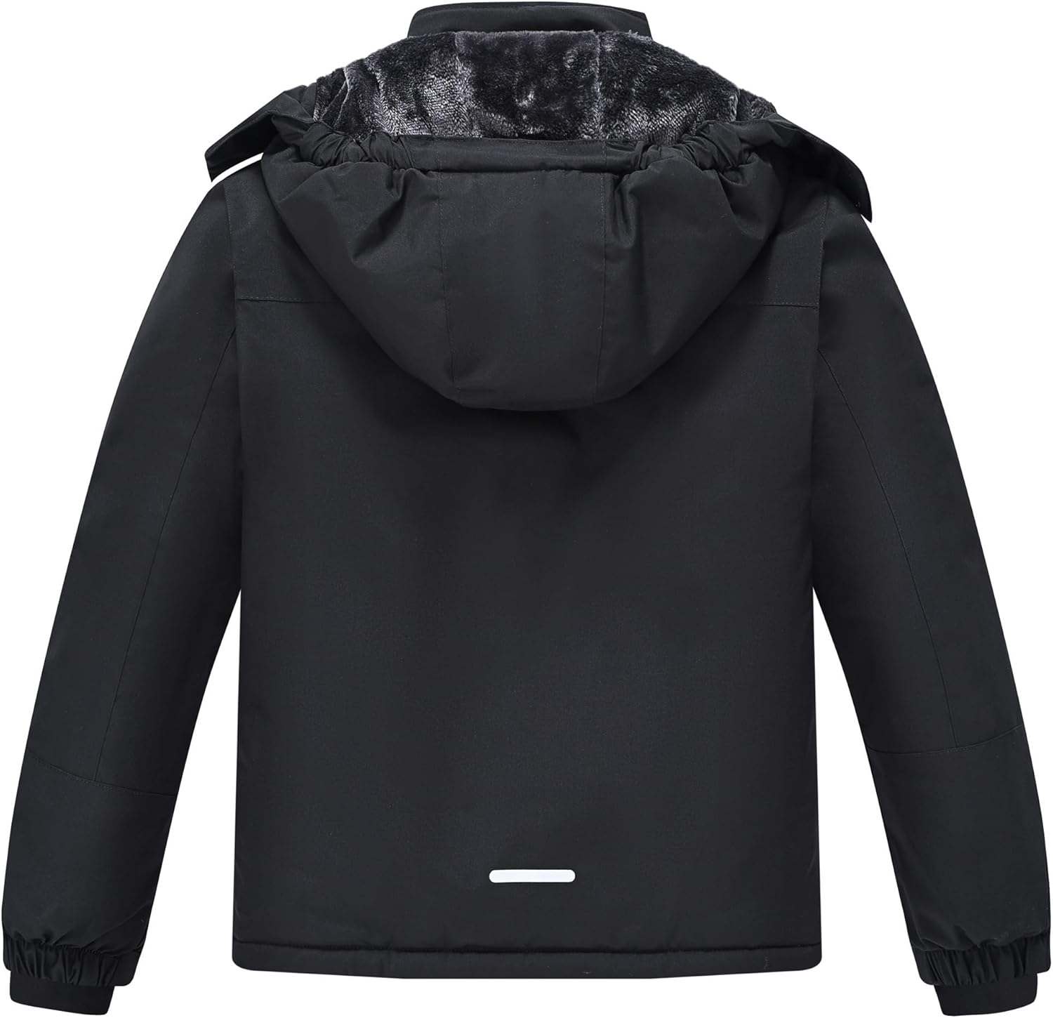 QMP Winter Jacket for Boys and Girls Waterproof Ski Jacket Winter Snow Coat Hooded Fleece Windproof with Zip Pockets - Image 2