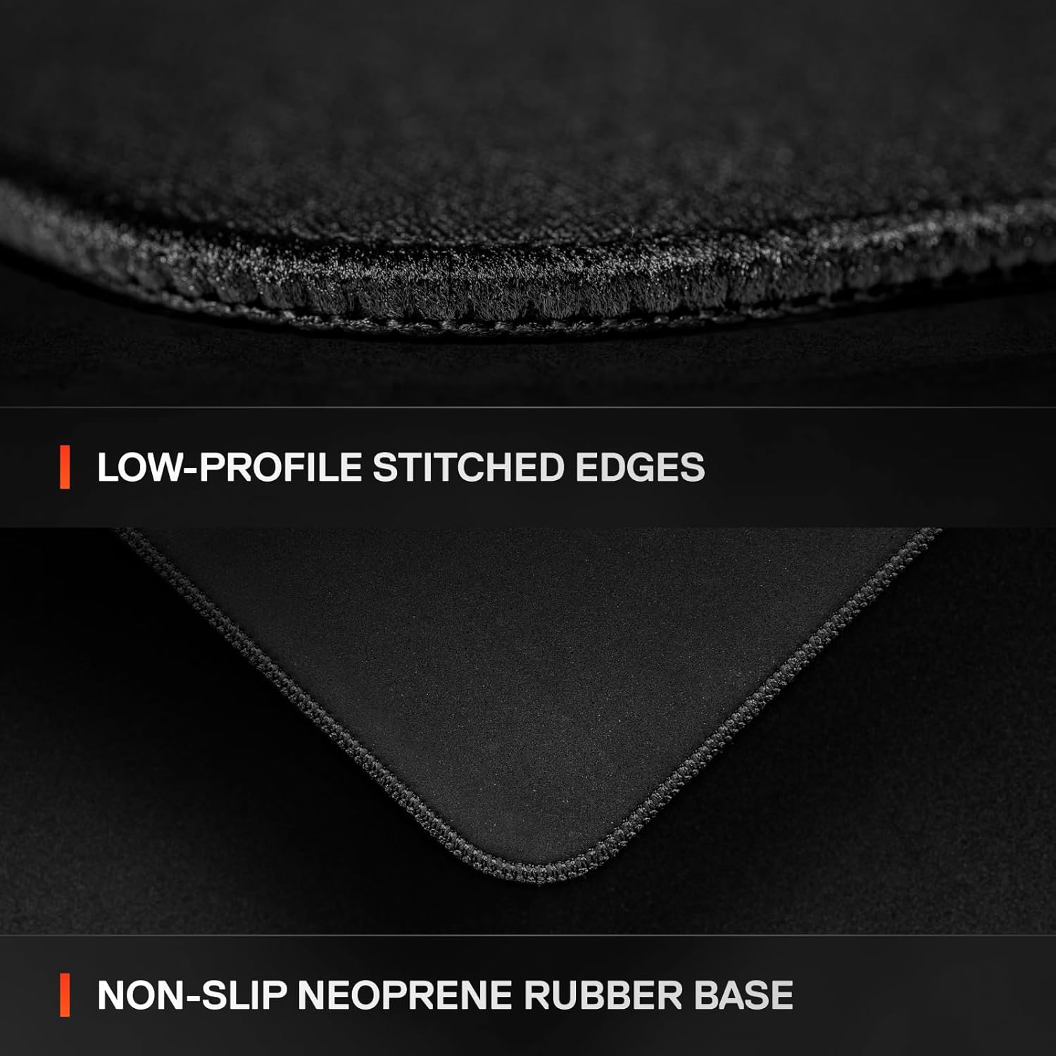SteelSeries QcK XL Performance Speed Gaming Mousepad — Extra Density for a Smooth Glide — Low-Profile Edge Stitching — Non-Slip Neoprene Rubber Base — 15.75 x 34.43 inch — FPS, MOBAs, RTS, MMO - Image 5