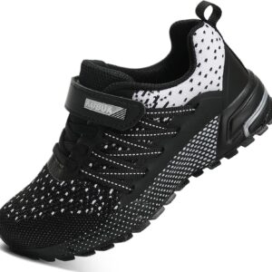 KUBUA Kids Sneakers for Boys Girls Running Tennis Shoes Lightweight Breathable Sport Athletic